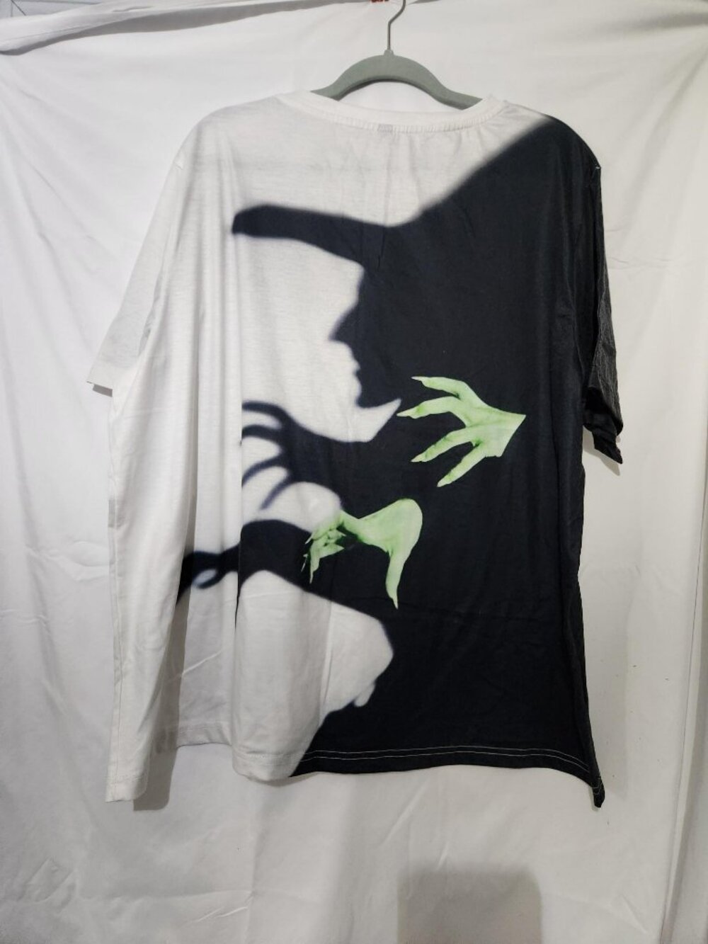 Witchy Graphic Tee Shirt 4XL Black White Halloween Goth